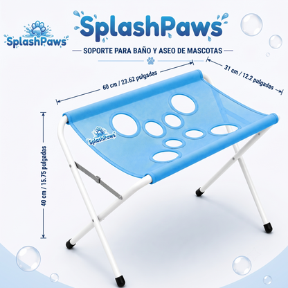 SplashPaws™ Soporte Baño y Aseo de Mascotas